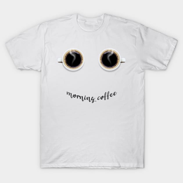 morning coffee T-Shirt by OMARMAH